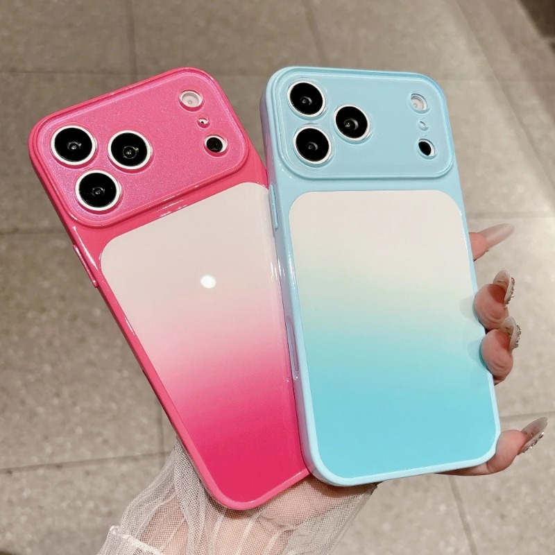 Camera Lens Protector - 캔디 컬러 그라데이션 아이폰 케이스 (아이폰