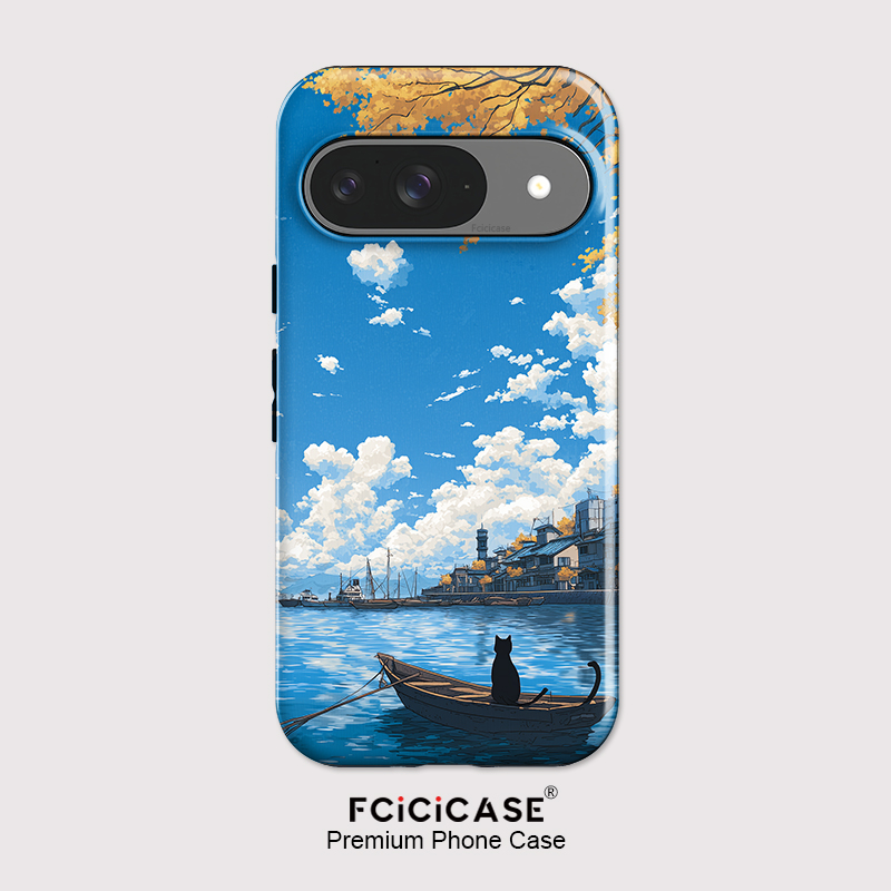 Google Pixel 9 - Fcicicase 충격 방지 휴대폰 케이스 (구글