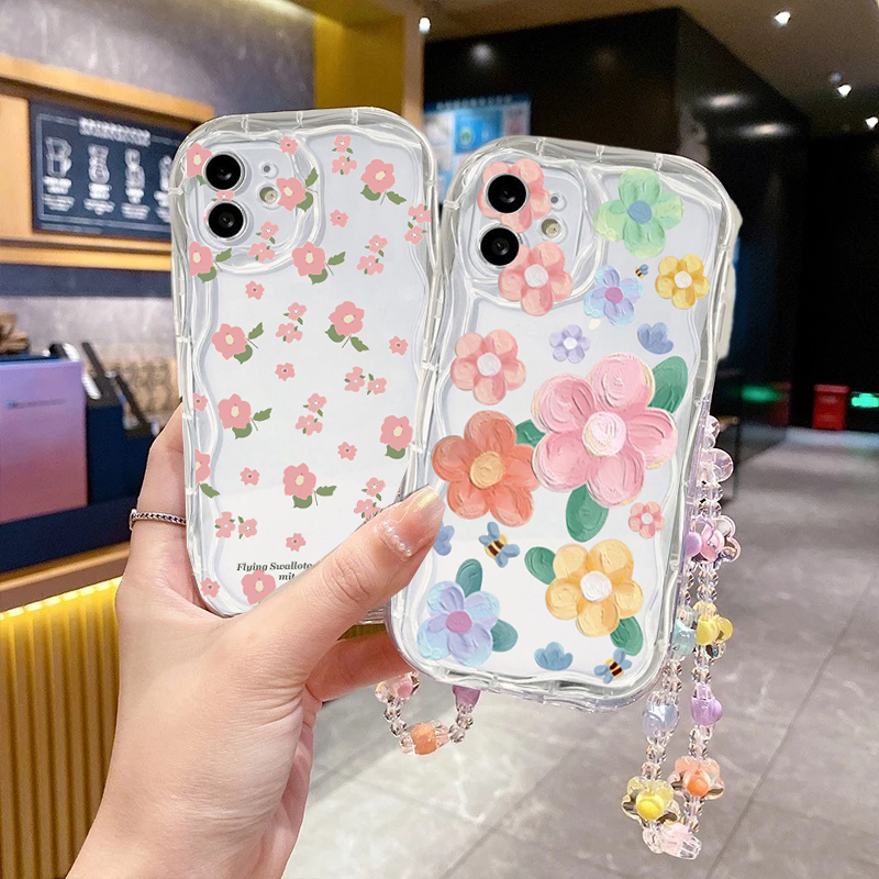 Vivo Y28 - 꽃 팔찌 케이스 VIVO Y19S Y17S