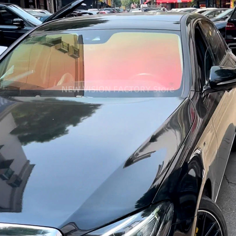 Glass Protector Auto - 1mX3m 70%VLT 오로라 레드 그린 카멜레온