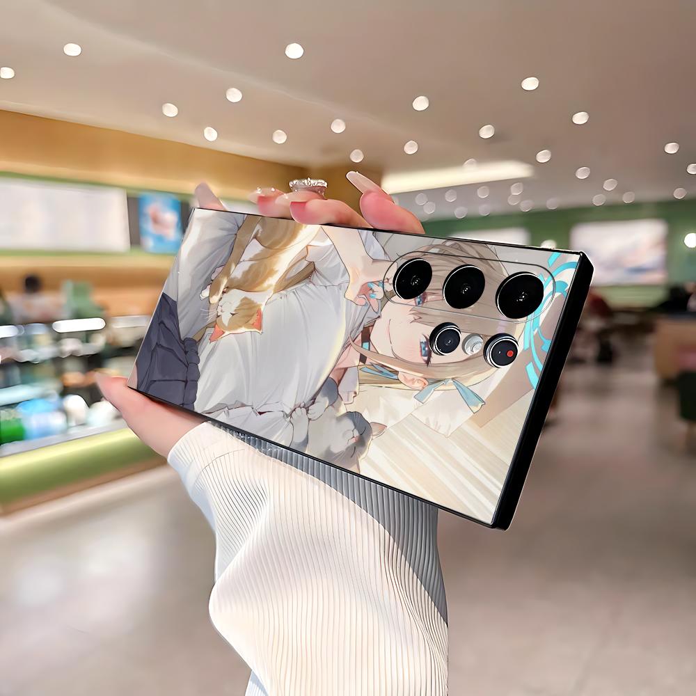 Samsung Galaxy S25 - 핫 블루 아카이브 그릴 아스나 폰