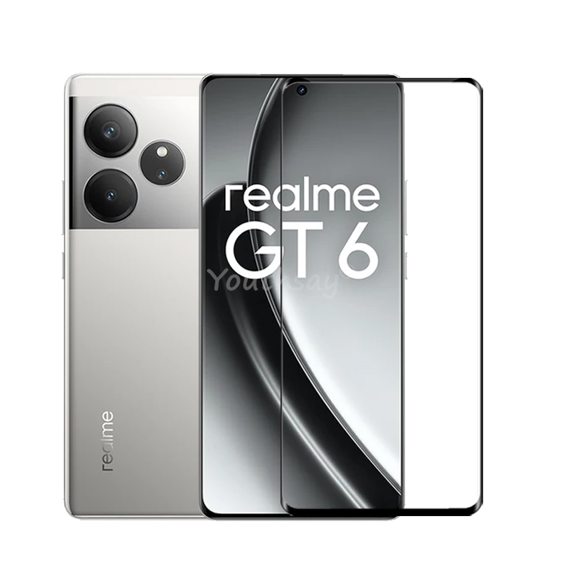 Realme GT 6 용 전체 커버 유리 강화 유리 R - Realme Gt 6 리뷰 및 가격