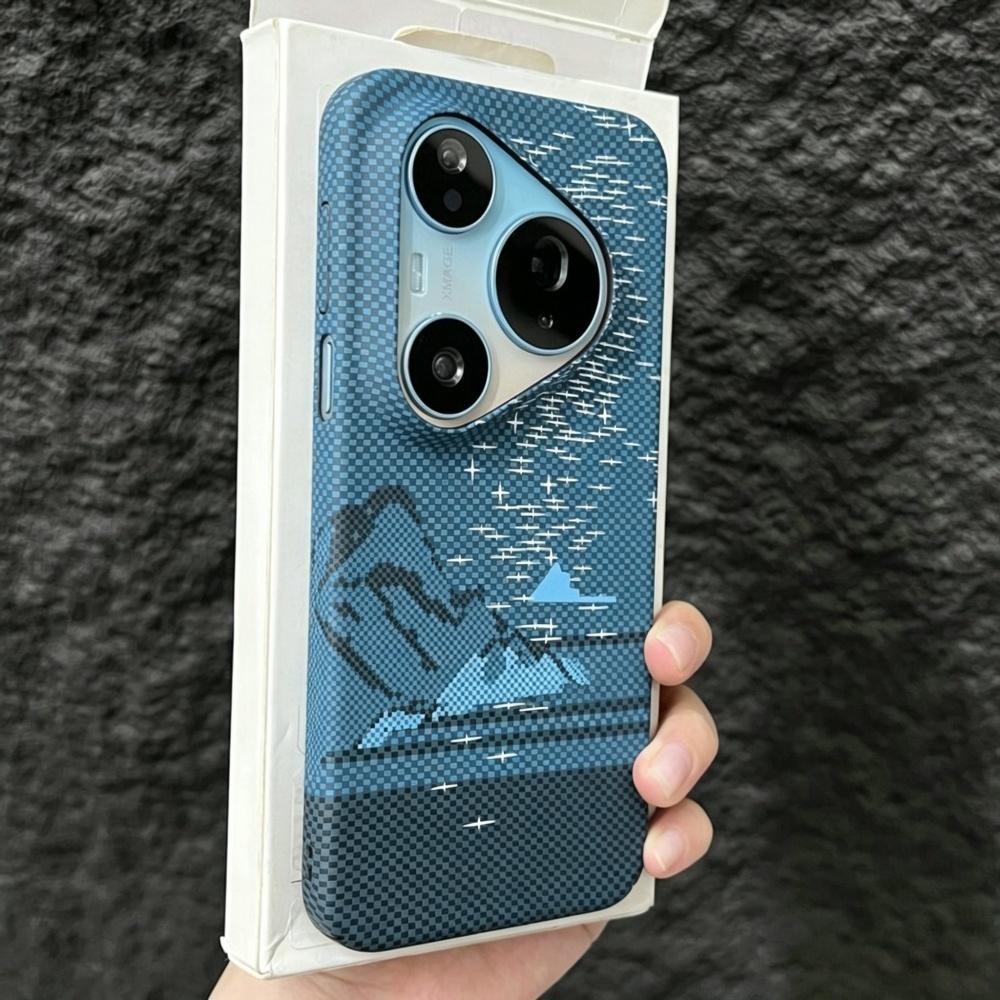 럭셔리 초슬림 PC 카본 파이버 케블라 텍스처 휴대폰  - Huawei Pura 70 리뷰 및 가격