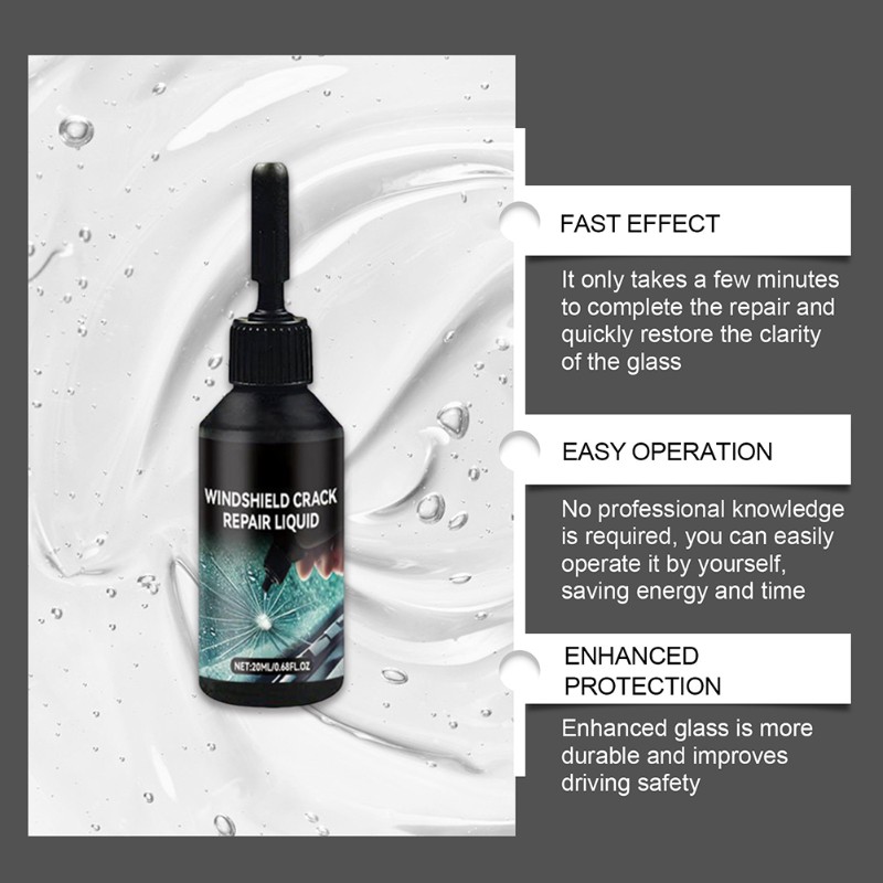 유리 흠집 및 균열 수리 키트, 자동차 유리 수리 액체 - Liquid Uv Glue Kit 리뷰 및 가격